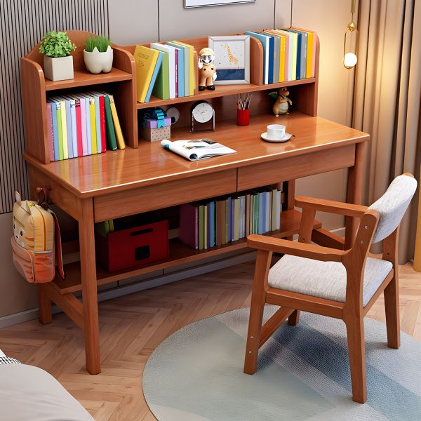 Premium Wooden Study Table with Chair Set